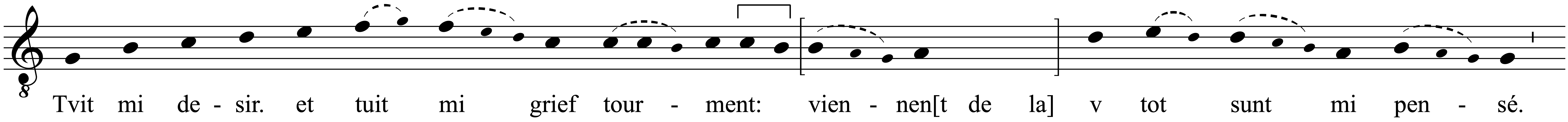 Work musical notation